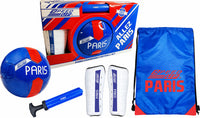 Speed Up Paris Champions Football Set with ball, pump, bag, and shin guards