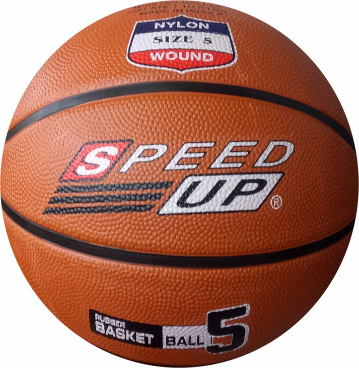 Speed Up Rubber Basketball Size 5 for kids and beginners