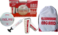 Speed Up England Supporter Football Set with Bag, Pump, and Shin Guards