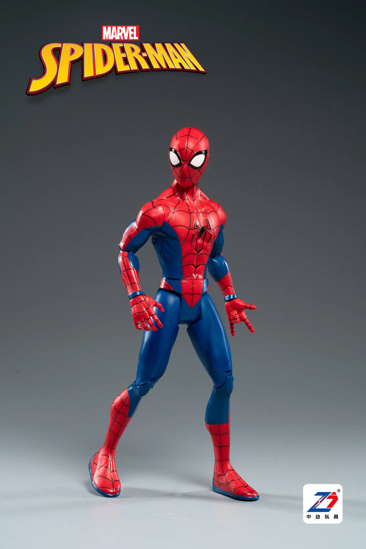 “Spider-Man 35.6cm action figure 1/6 scale front view with movie-accurate suit”
