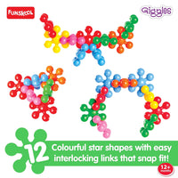 Colorful star-shaped interlocking blocks from Funskool