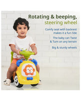 Kids Push Car with Comfortable Backrest and Safety Guard