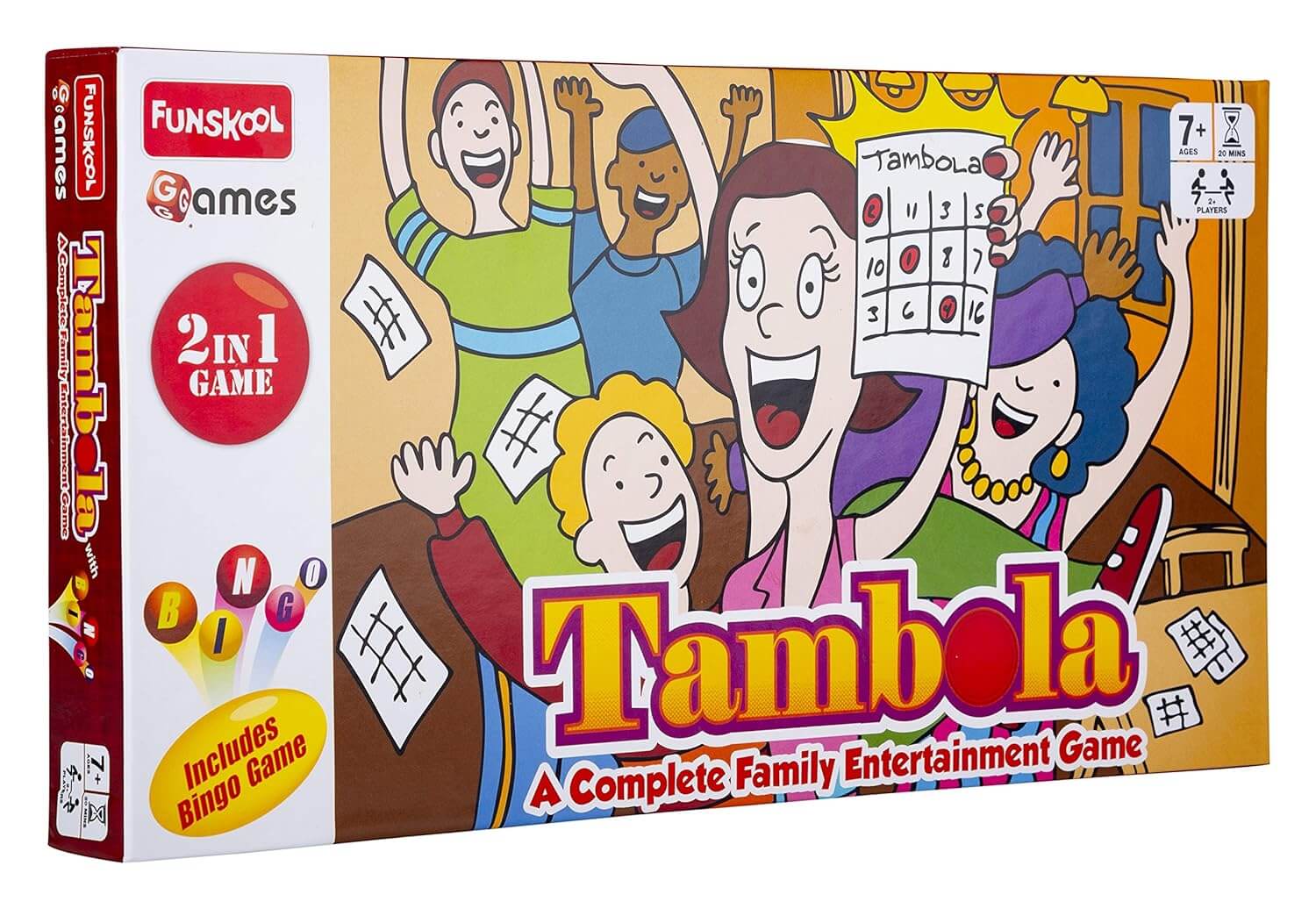 Tambola family entertainment board game box front view