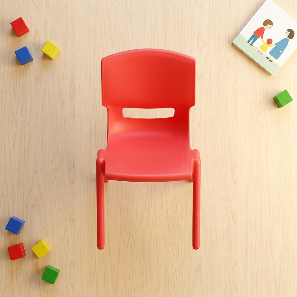 Colorful kids chair for playroom classroom and outdoor use