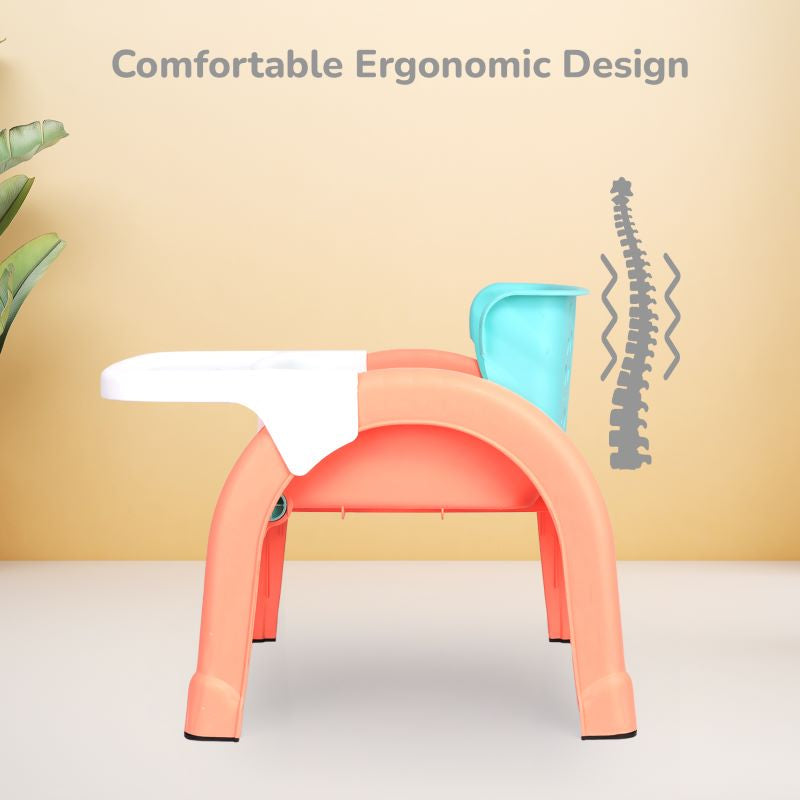 Toddler high chair alternative with multifunctional design