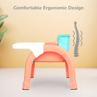 Toddler high chair alternative with multifunctional design