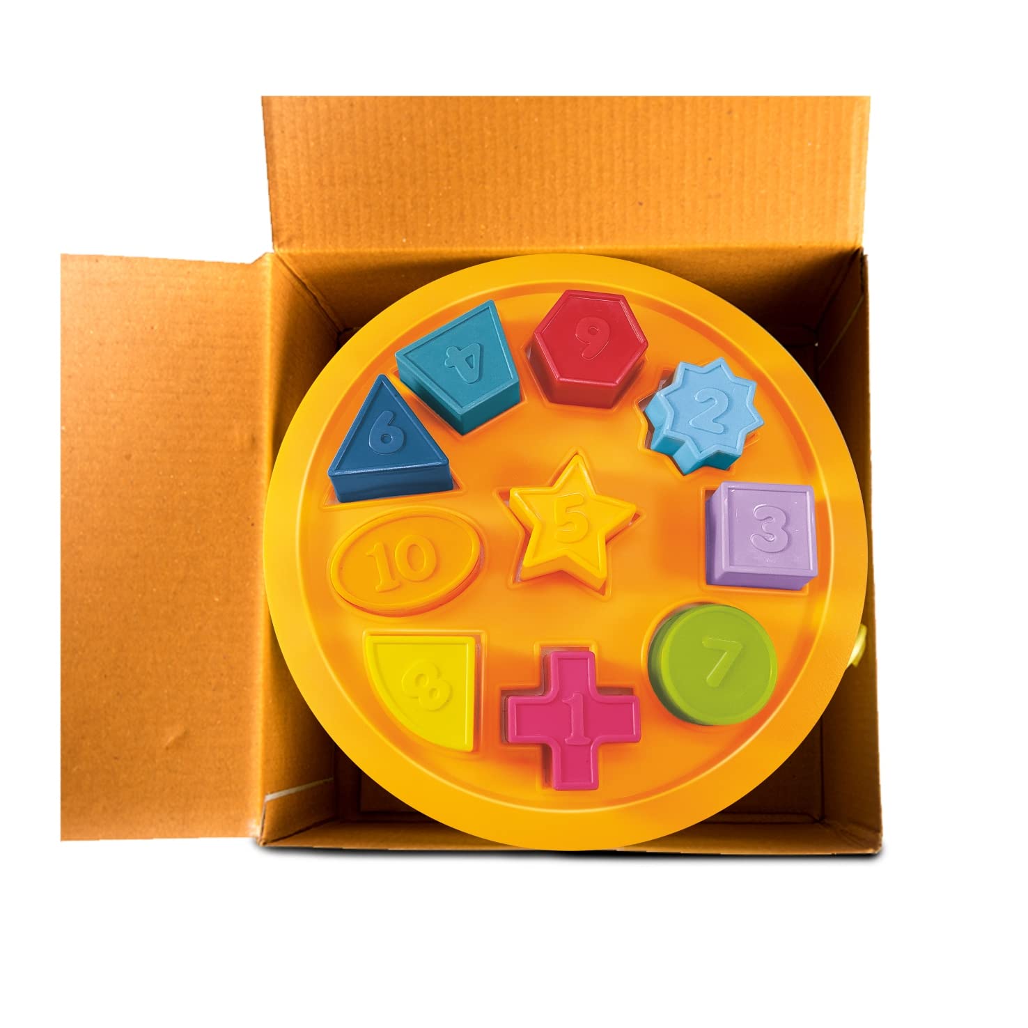ToyMate shape sorter basket preschool toy building fine motor skills and shape recognition