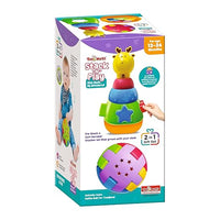 ToyMate Stack-N-Play 2-in-1 educational stacking toy gift set for toddlers 12 to 36 months