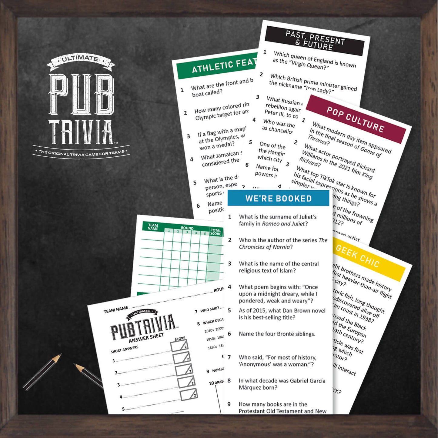 Ultimate Quiz Night game for parties and family gatherings