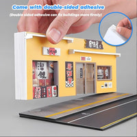 WAVEIST miniature building diorama ramen shop with realistic lighting