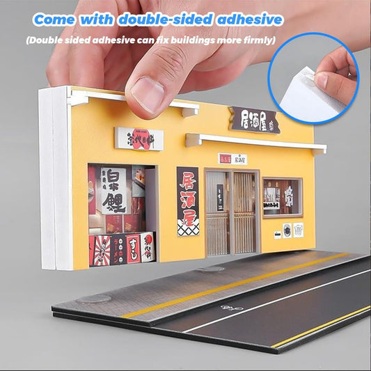 WAVEIST miniature building diorama ramen shop with realistic lighting